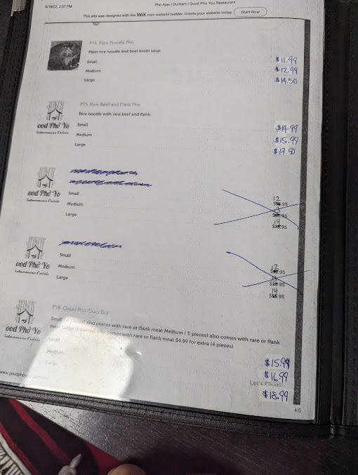 Menu Good Pho You - 23