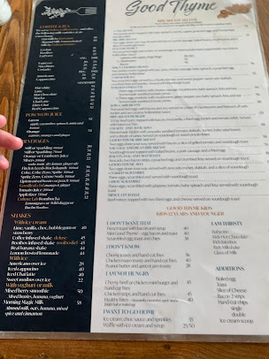 Menu Good Thyme Cafe - 25