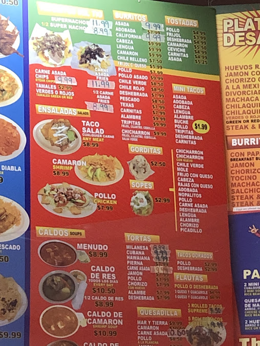 Menu Gorditas El Tio - 26