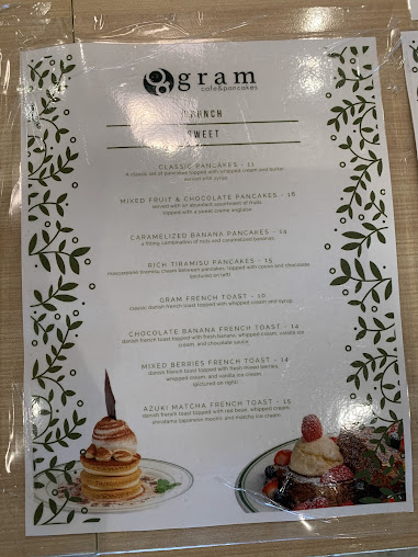 Menu Gram Cafe Pancakes Milpitas - 20