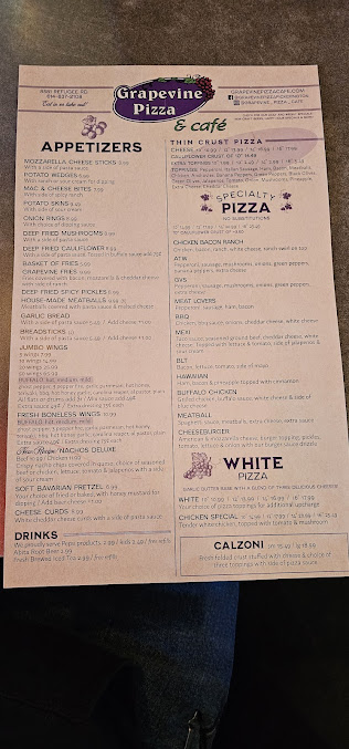 Menu Grapevine Pizza - 14