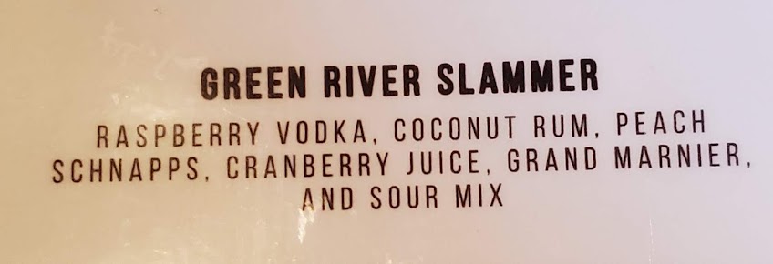 Menu Green River Tavern - 28