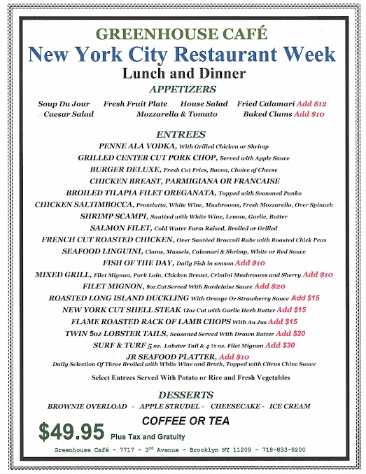 Menu Greenhouse Cafe - 20