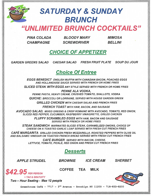 Menu Greenhouse Cafe - 21