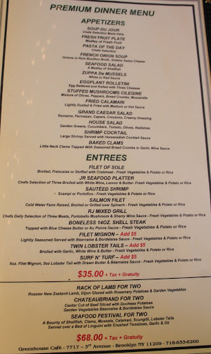 Menu Greenhouse Cafe - 29