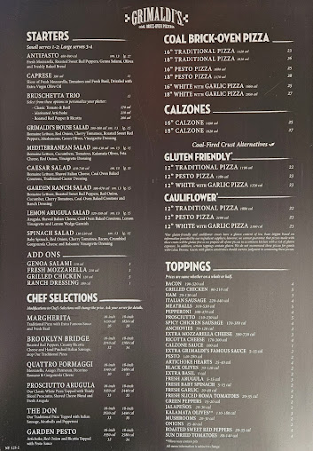 Menu Grimaldi's Pizzeria - 27