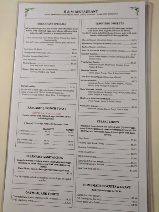 Menu H M Restaurant - 20