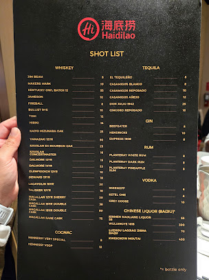 Menu Haidilao Hotpot San Diego - 20