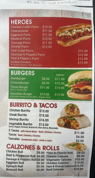 Menu Hamilton Pizza - 21