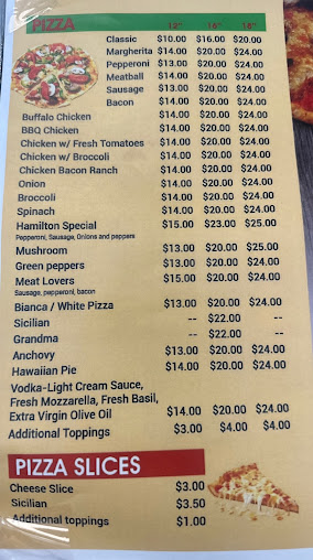 Menu Hamilton Pizza - 22