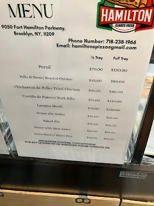 Menu Hamilton Pizza - 28