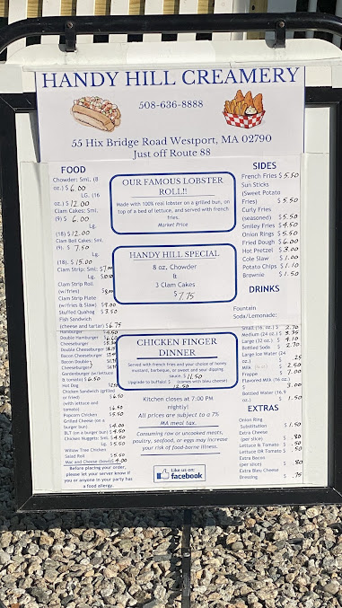 Menu Handy Hill Creamery - 21