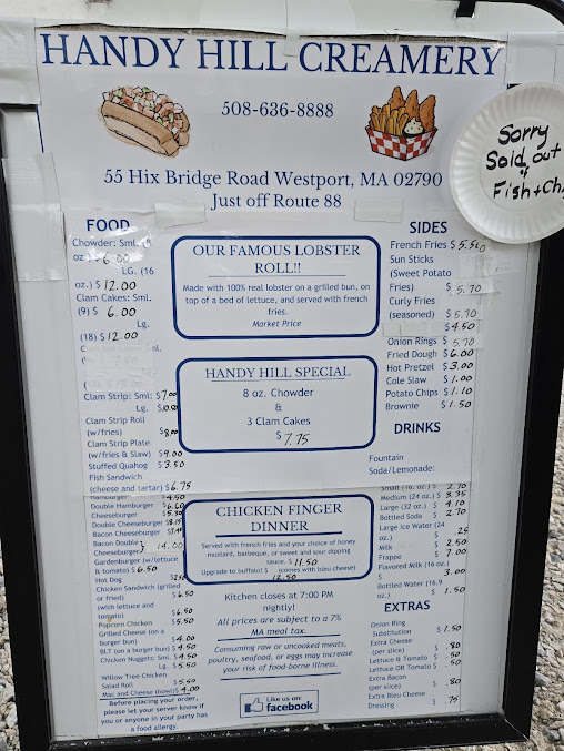 Menu Handy Hill Creamery - 22