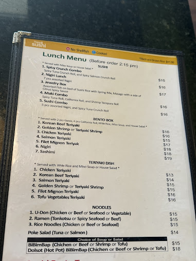 Menu Happi Sushi Japanese Restaurant - 22