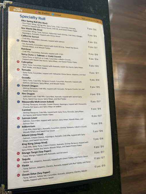 Menu Happi Sushi Japanese Restaurant - 23