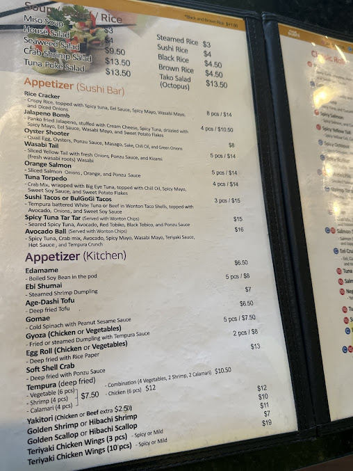 Menu Happi Sushi Japanese Restaurant - 28