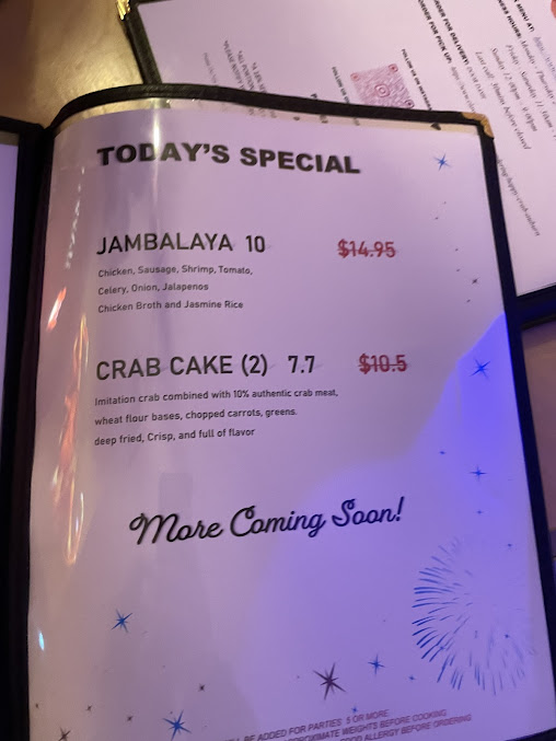 Menu Happy Crab - 25