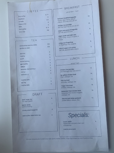 Menu Heirloom - 22