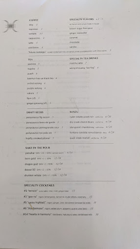 Menu Heirloom - 24