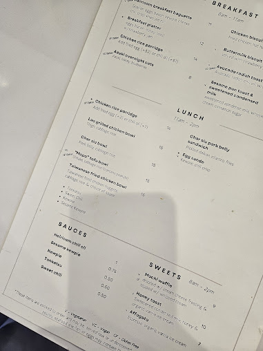 Menu Heirloom - 26