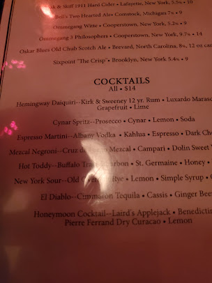 Menu Henry's End - 25