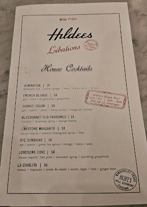 Menu Hildees On The Square - 23