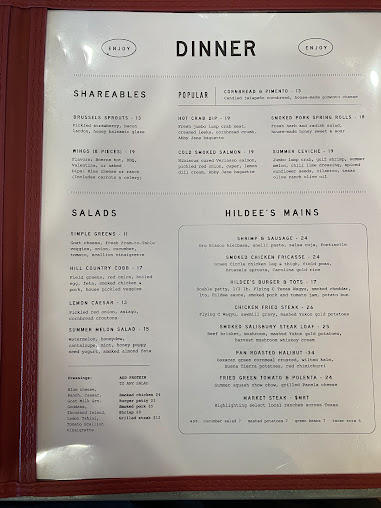 Menu Hildees On The Square - 27
