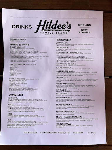 Menu Hildees On The Square - 28