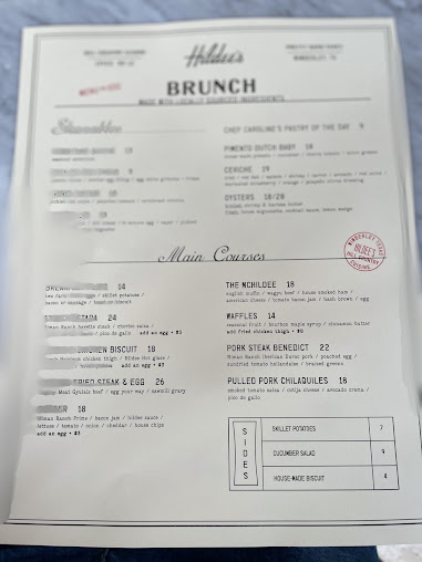 Menu Hildees On The Square - 29