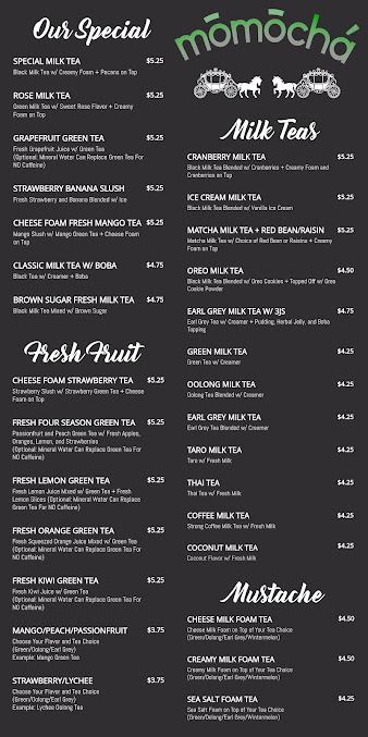 Menu His Tea - 20
