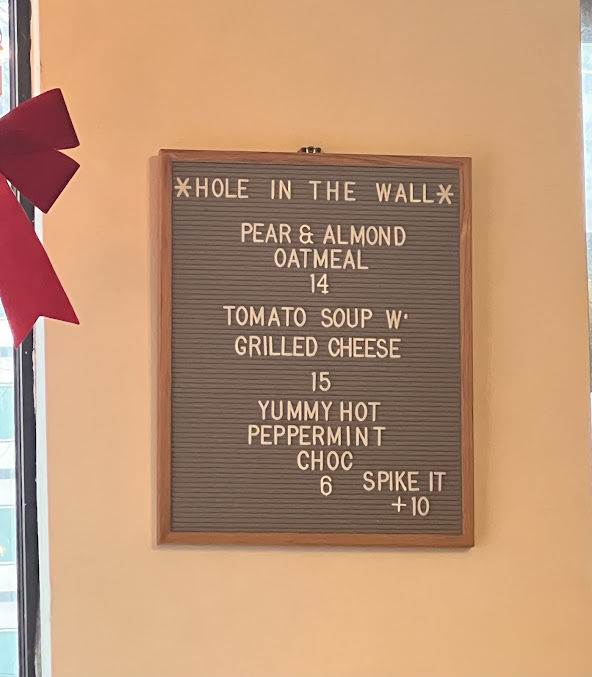 Menu Hole In The Wall - Fidi - 27