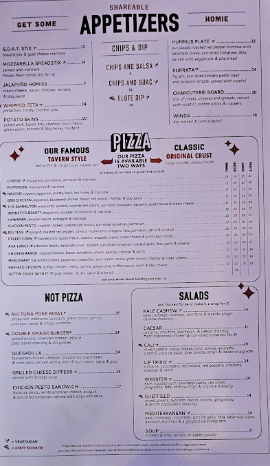 Menu Homeslice Pizza + Patio - 20
