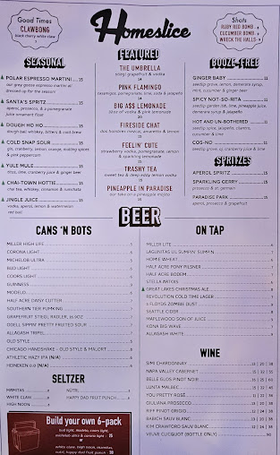 Menu Homeslice Pizza + Patio - 23