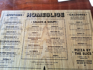 Menu Homeslice Pizza + Patio - 28