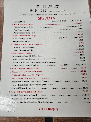 Menu Hop Kee Restaurant - 20