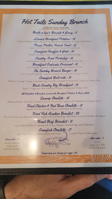 Menu Hot Tails - 22