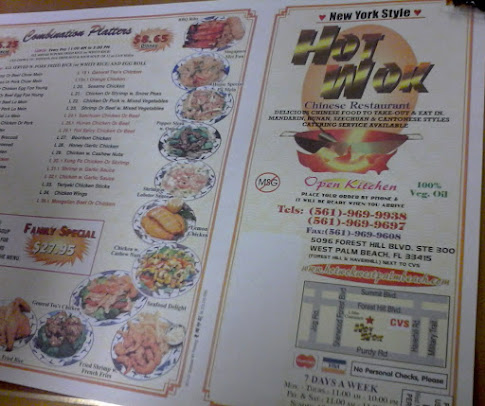Menu Hot Wok Chinese Restaurant - 24