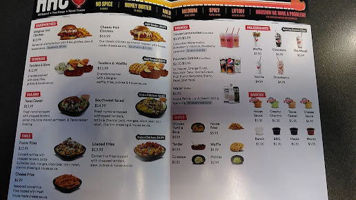 Menu Houston Tx Hot Chicken - 23
