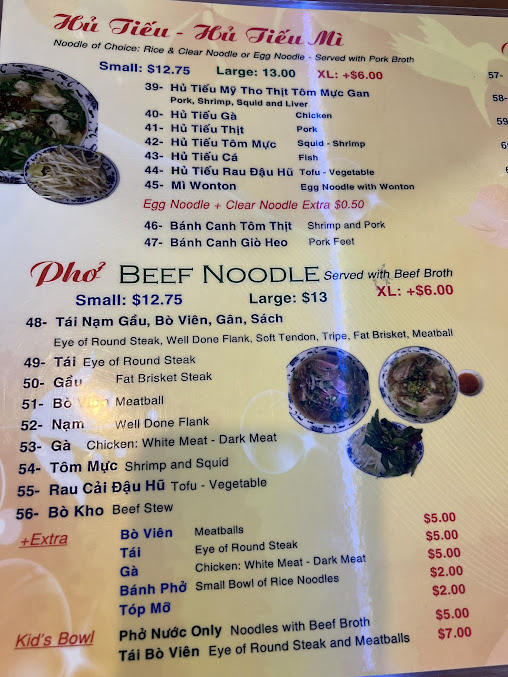 Menu Hu Tieu My Tho - 23