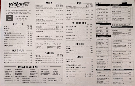 Menu Ichiban Ramen And Sushi - 20