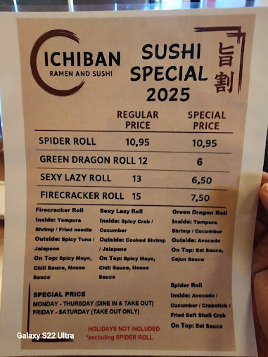 Menu Ichiban Ramen And Sushi - 21