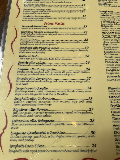 Menu Il Brigante - 27