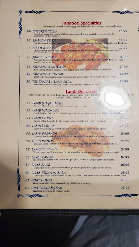 Menu India Oven - 25