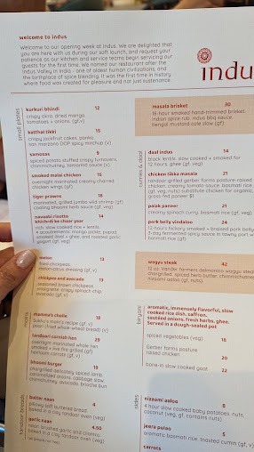 Menu Indus Progressive Indian - 24