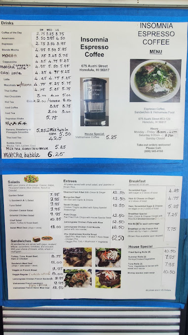 Menu Insomnia - 24