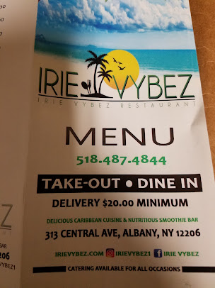 Menu Irie Vybz Jamaican Restaurant - 11