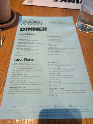 Menu Irregardless - 26