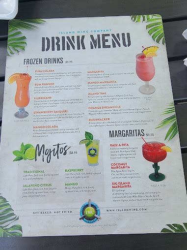 Menu Island Wing Company Kissimmee - 20