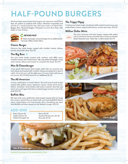 Menu Island Wing Company Kissimmee - 22