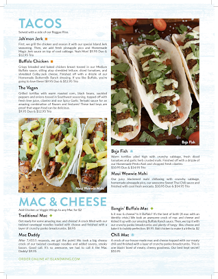 Menu Island Wing Company Kissimmee - 25